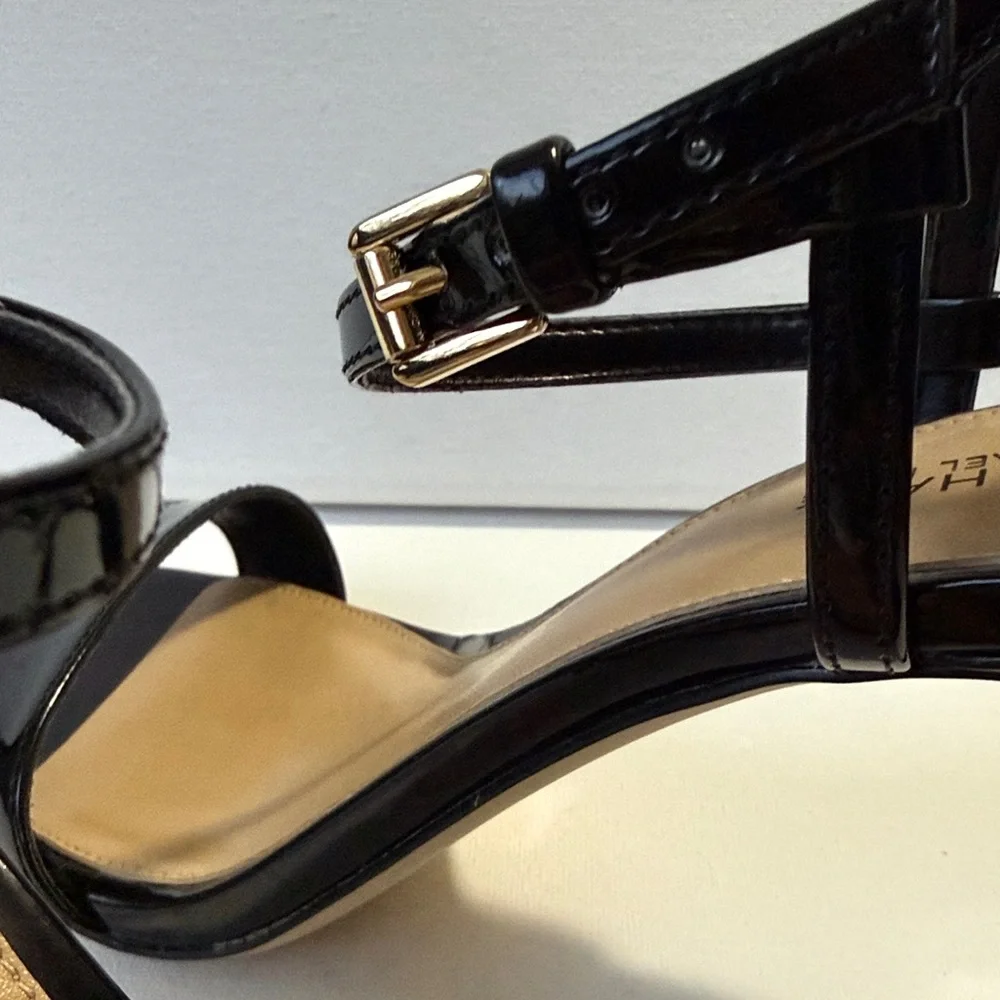Michael Kors Black Patent Heels size 7 - Picture 15 of 16